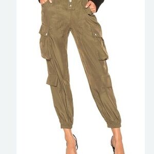 Lioness Women's Olive Cargo Pants S Revolve